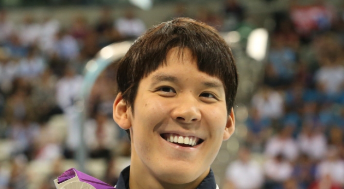 Park Tae-hwan grabs silver in 200-meter freestyle