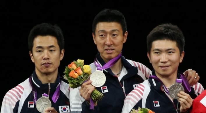 Silver medals for S. Korea in taekwondo, table tennis