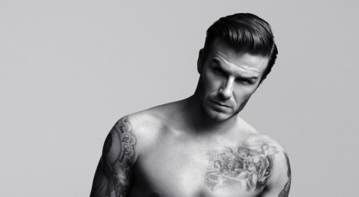 David Beckham back in new H&M underwear ads
