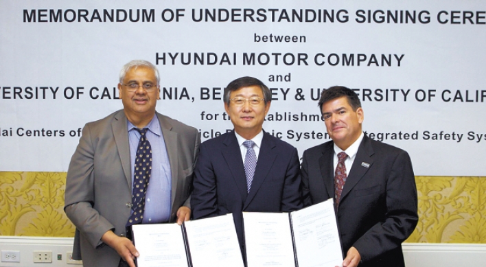 Hyundai inks R&D tie-up with U.S. colleges