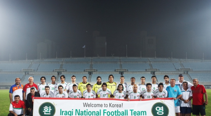 Hanwha assists Iraqi national soccer team