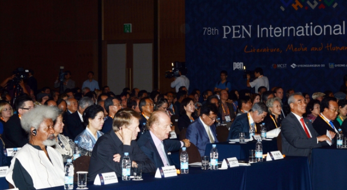 International PEN Congress opens in historic city of Gyeongju