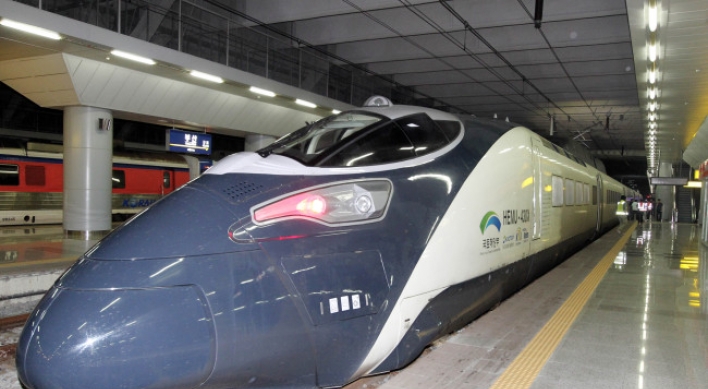 3rd Korean bullet train sets new speed record