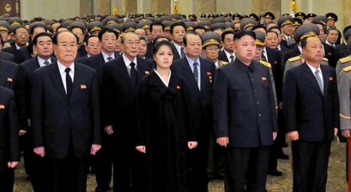 N.K. displays Kim Jong-il a year after death