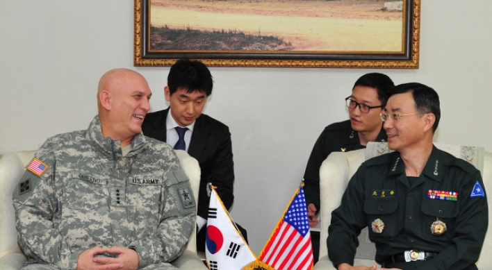 Korean, U.S. Army chiefs vow to strengthen alliance
