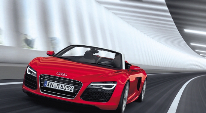 Audi accelerates with R8 sports car
