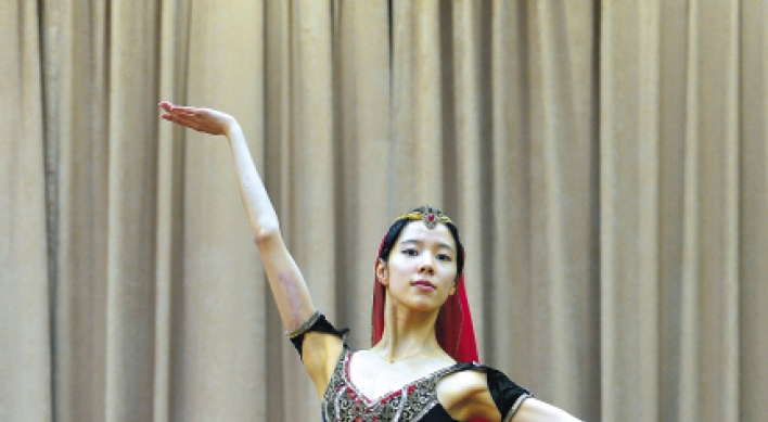 Ballerina beguiling as Hindu temple dancer