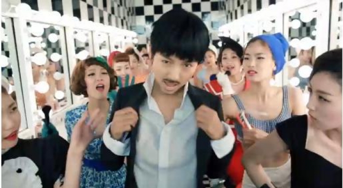 Lee Hyori sports mustache in new music video