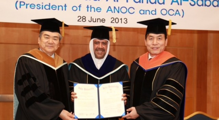 OCA chief receives honorary doctorate from Inha University