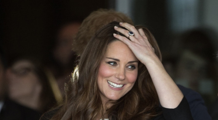 Prince William's wife, Kate, in labor