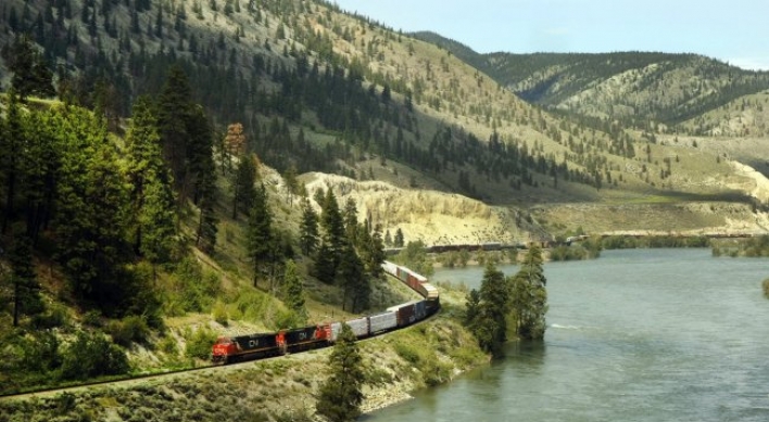 Taking the scenic route on the Rocky Mountaineer train