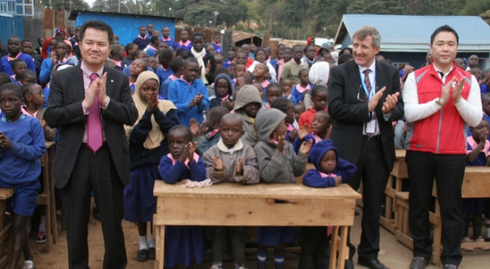 LG Electronics opens school in Kenyan slum