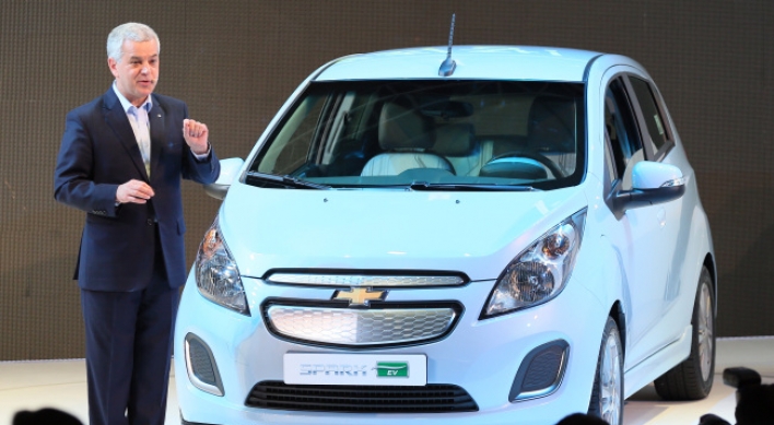 GM Korea unveils electric car