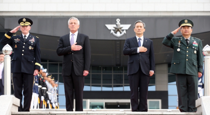 Allies’ defense chiefs focus on N.K. deterrence