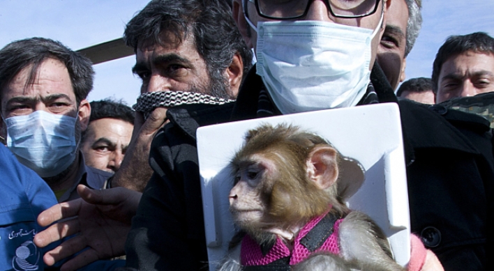 Iran sends second monkey into space