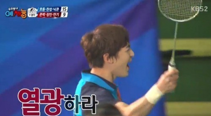 [Photo News] Nichkhun returns as Prince of Badminton