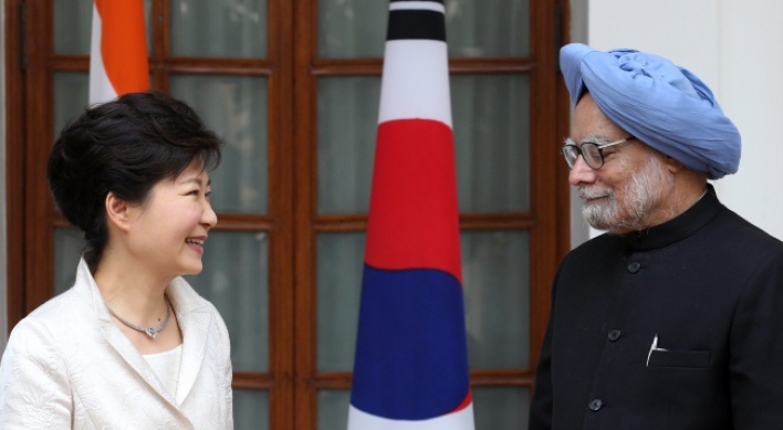 Korea, India agree to upgrade trade pact, diplomatic relations