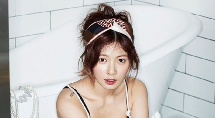 [Photo News] 4Minute's Hyuna shows off natural look