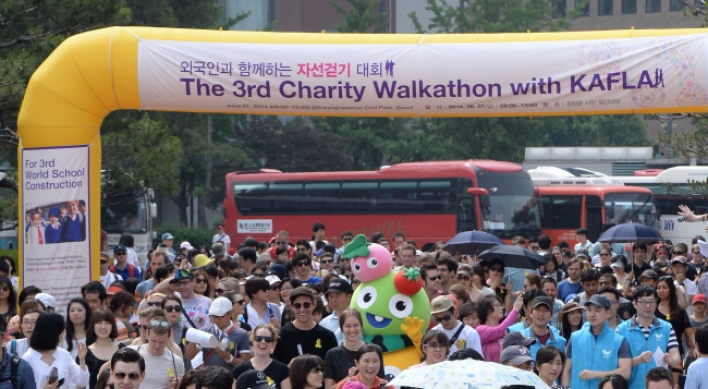 (Photo News) Walk to donate
