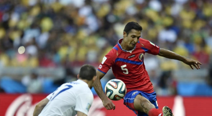 [World Cup] Costa Rica survives 'Group of Death' with ease