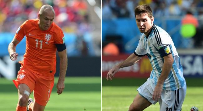 [World Cup] Messi, Robben face off in semifinal