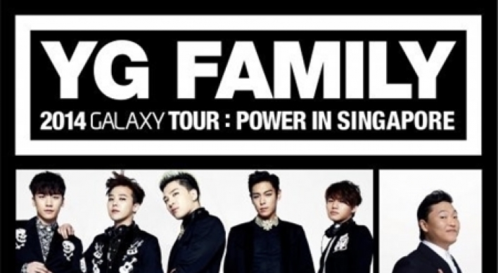 YG Family to hold concert in Singapore