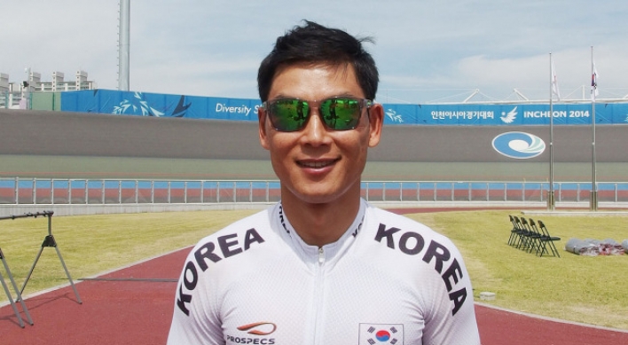 [Asian Games] S. Korean cyclist vies for gold