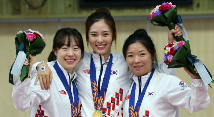 [Asian Games] S. Korea wins gold, bronze in rifle prone