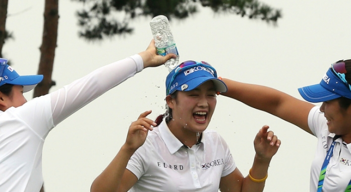 [Asian Games] Gold in women's golf