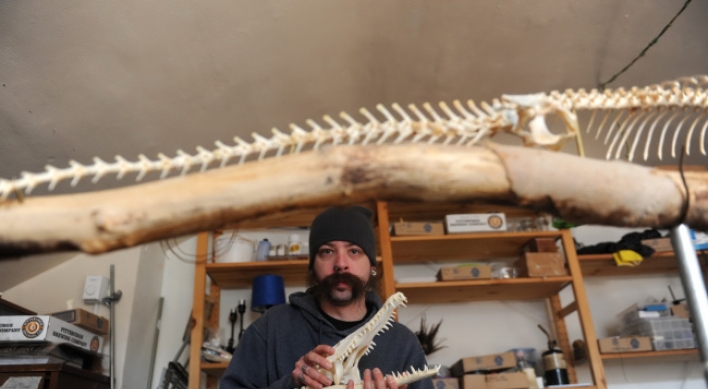 Call him ‘Biilzbub’: Man gets creative with bones of dead animals