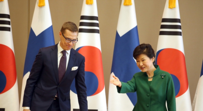 (Photo News) Korea-Finland talks