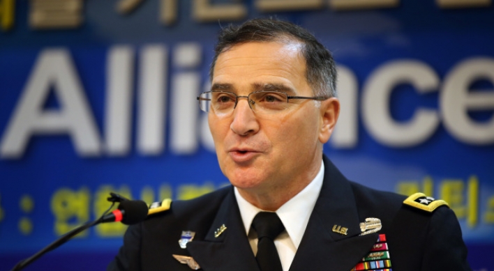 USFK chief concerned by N.K. asymmetric threats