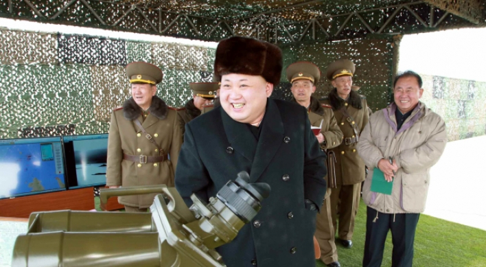 North Korean leader inspects island attack training