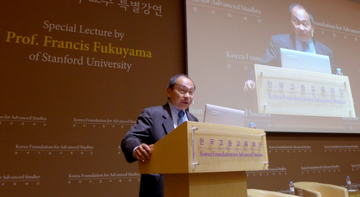 Fukuyama stands by Western liberal democracy