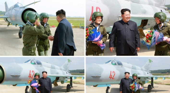 North Korea introduces first female supersonic jet pilots