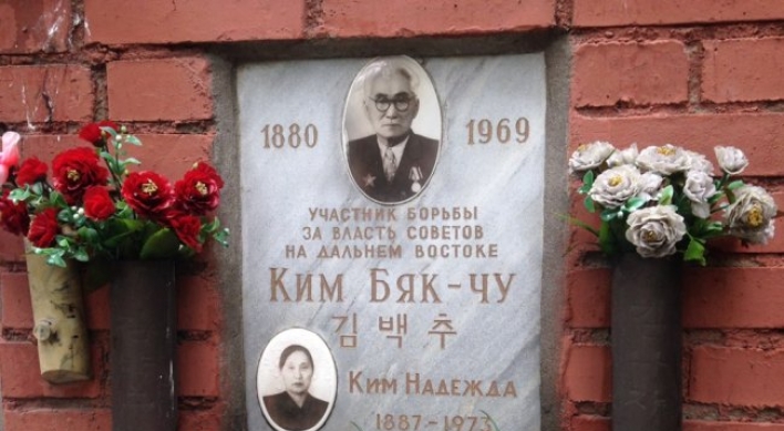 Korean independence fighter enshrined at Moscow cemetery