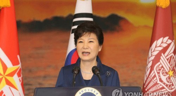 Park urges N. Korea to stop missile and nuclear programs
