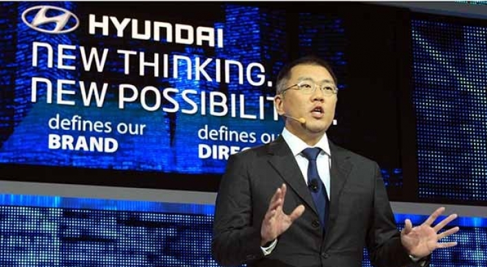 Hyundai Motor heir Chung raises his stake in company