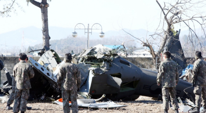 Three killed in Army helicopter crash