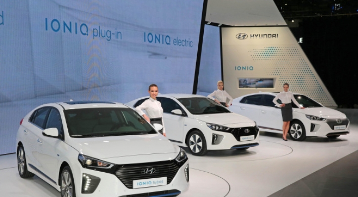 Hyundai Motor unveils Ioniq line-up at Geneva Motor Show