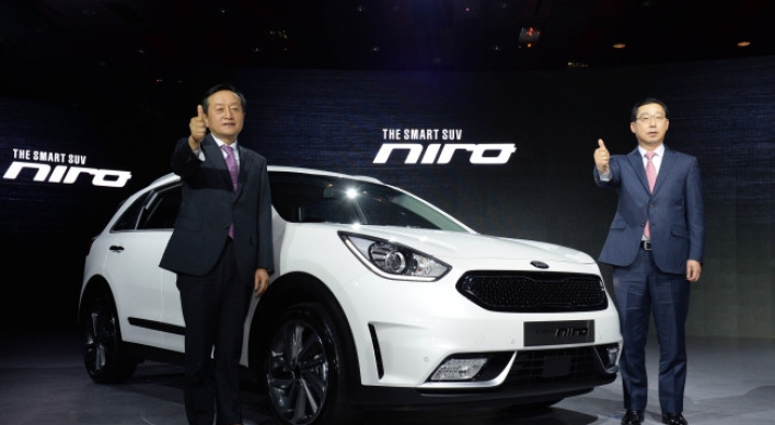 Kia Motors aims to sell 40,000 hybrid SUV Niro this year