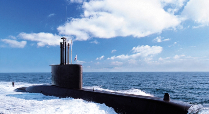 Navy assembles first homegrown submarine