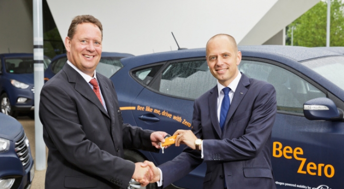 [Photo News] Hyundai's Tucson FCEV for car-sharing