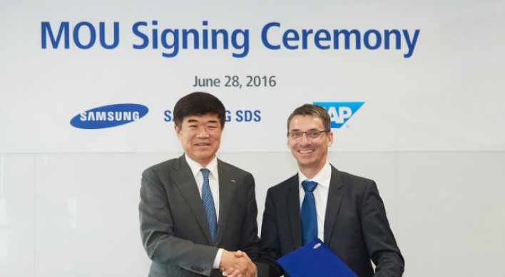 Samsung SDS, SAP to jointly develop cloud solutions for corporate customers