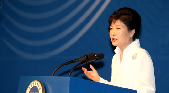 Park renews calls for N.K. to stop nuke development, provocations