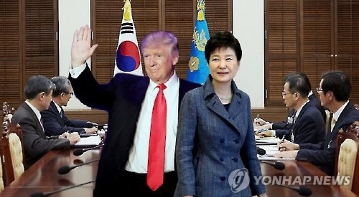 U.S. President-elect Donald Trump reaffirms Washington's security commitment to S. Korea