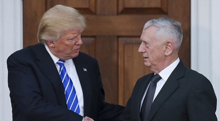 [Newsmaker] Trump picks retired Gen. Mattis for defense secretary: reports