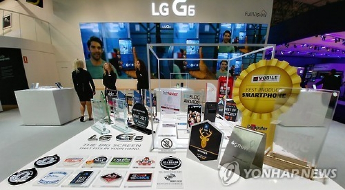 LG's G6 smartphone wins 31 awards at tech fair in Spain