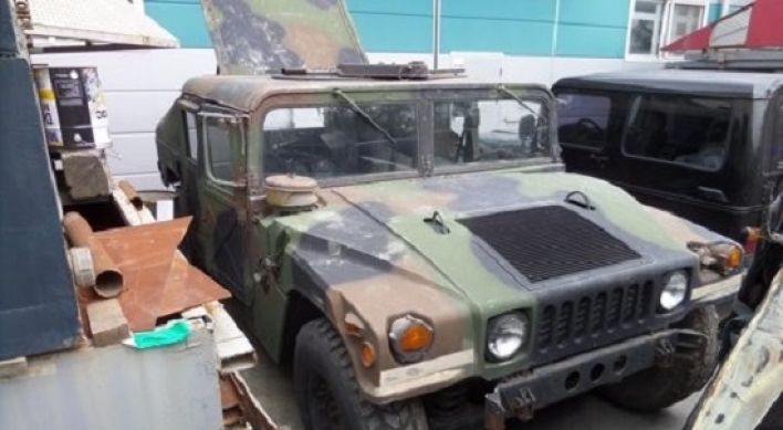 Ring busted for stealing USFK vehicles