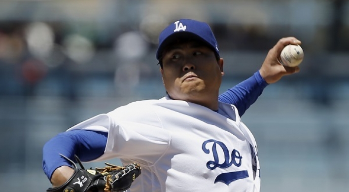 Dodgers' Ryu Hyun-jin earns 2nd win of season